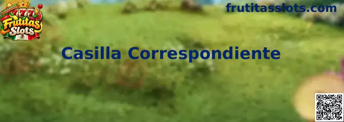 Referencia visual de la casilla correspondiente para ingresar un código en Frutitas Slots