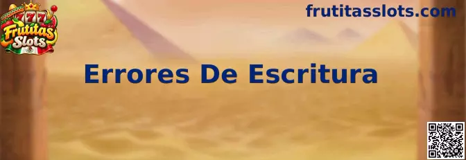 Guía visual sobre errores de escritura al buscar Frutitas Slots y comprobar resultados